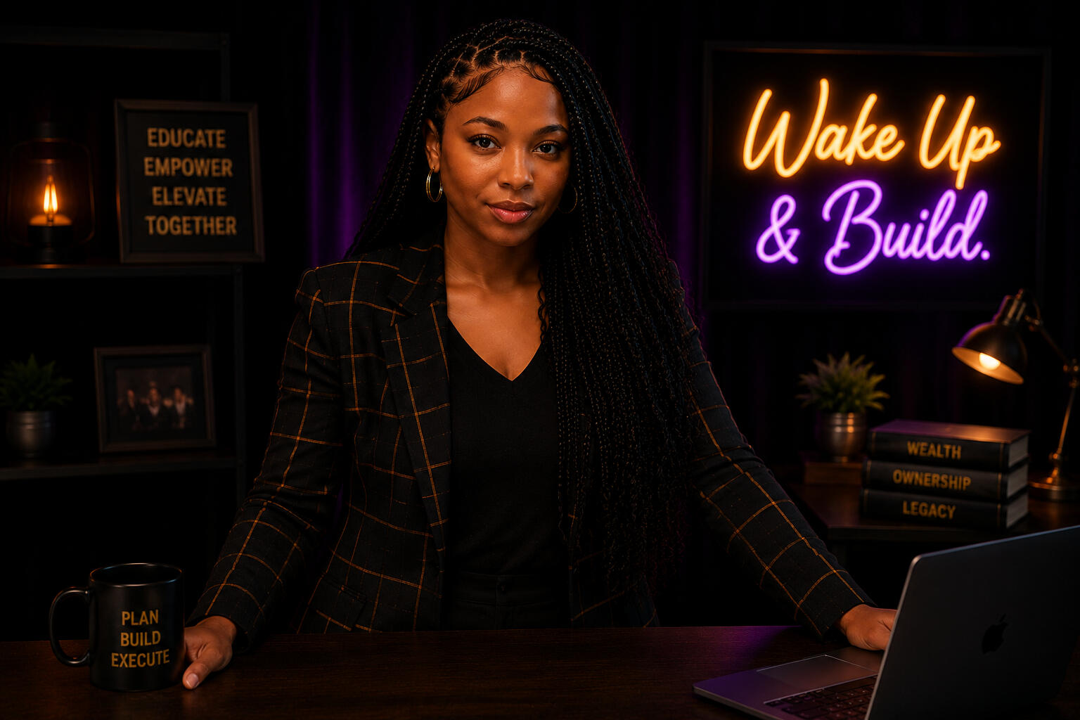 Kyanna Garrett — Founder and CEO of Mo2V8 Enterprises LLC and creator of the Wake Up & Build financial education movement
